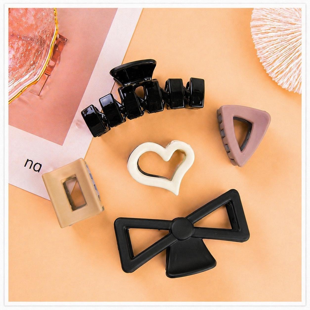 Premium Minimalist Hair Clutcher (Pack of 5)