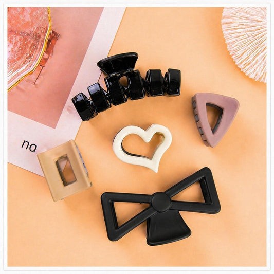 Premium Minimalist Hair Clutcher (Pack of 5)